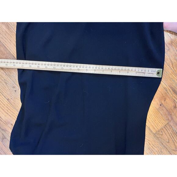 $169 NWT Lauren Ralph Lauren Size 12 Womens Maxi crepe evening Dress Back Slit - Picture 8 of 15